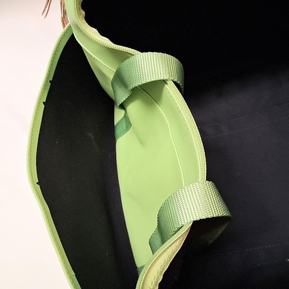 Jon Hart Large Square Green  Duffel Bag - Picture 10 of 14